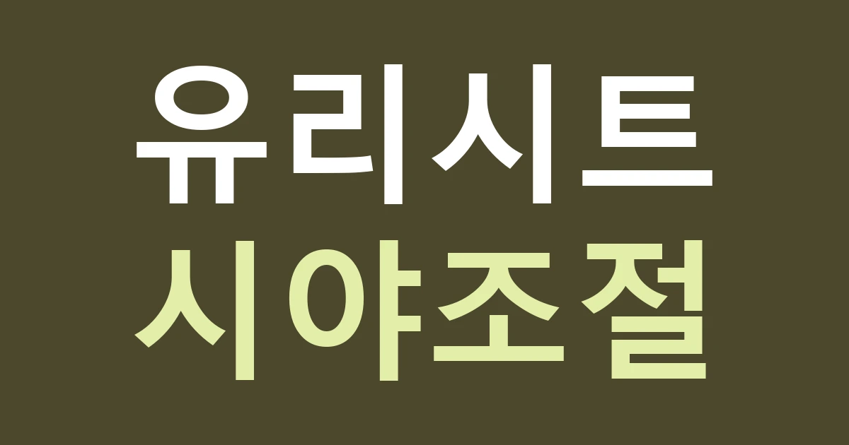 서울 성동구 금호1가동 간판과 유리 시트, 안이 보이는 범위를 정하는 법